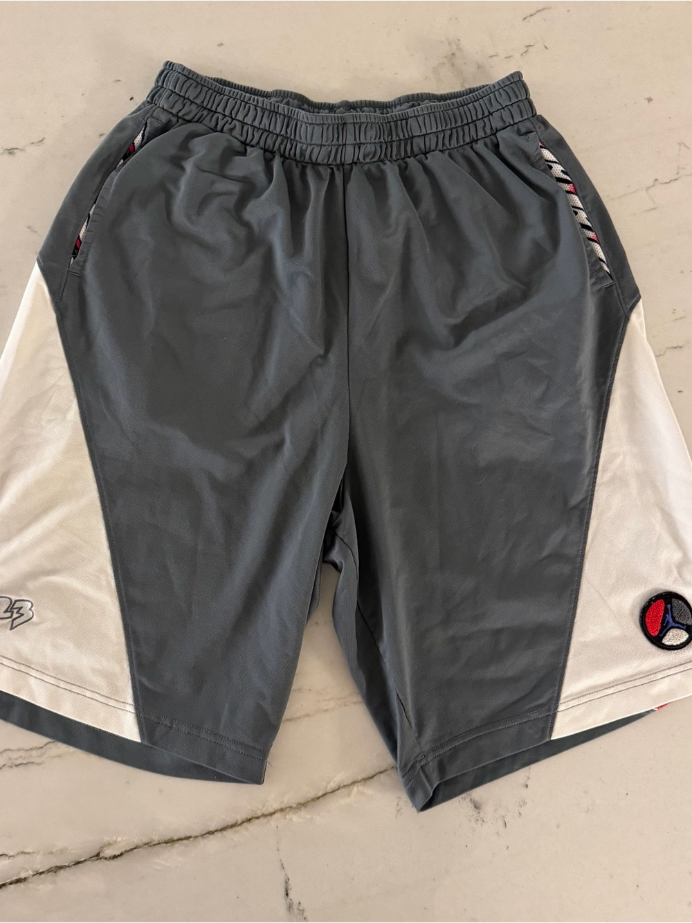 Nike Air Jordan 8 Bugs Bunny Dri-FIT Shorts Mens XL Gray Red White